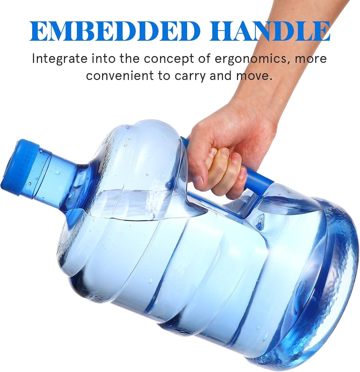 7,5L Blauwe Drinkwaterkan met Handvat - 29% Korting