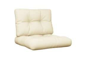 vidaXL Palletkussens Crèmekleurig - 55% Korting