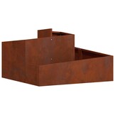 Cortenstaal Bloempot Bruin 80x80x50cm - 30% Korting