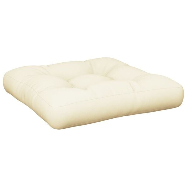 Palletkussens VidaXL Crèmekleurig (2 st.) - 55% Korting