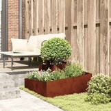 Cortenstaal Bloempot Bruin 80x80x50cm - 30% Korting