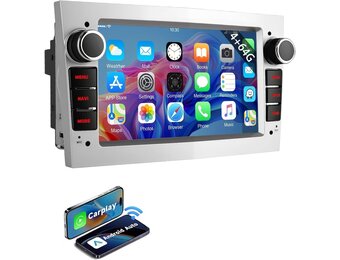Opel Autoradio Android 15 | 7" HD IPS | 4GB/64GB | Draadloos CarPlay/Android Auto | 34% Korting