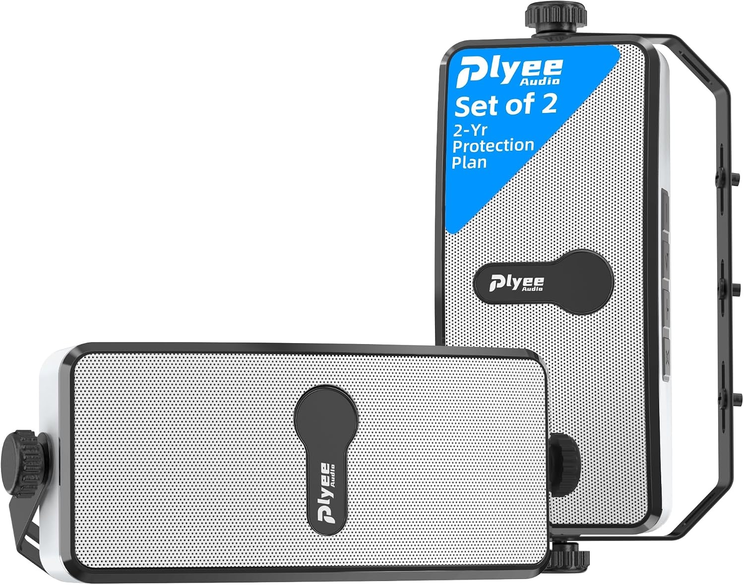 Plyee Audio MZ-511 Wandgemonteerde Bluetooth Speakers - Wit - Set van 2