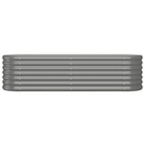 Plantenbak Gep. Staal Grijs 152x40x36 cm - 33% Korting