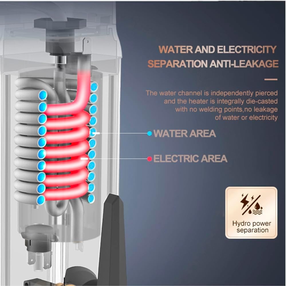 Elektrische Doorstroomboiler Kraan RVS 3000W | Direct Warm Water
