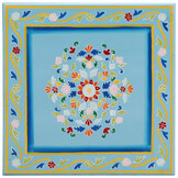 Turquoise Salontafel Massief Mangohout - 54% Korting!