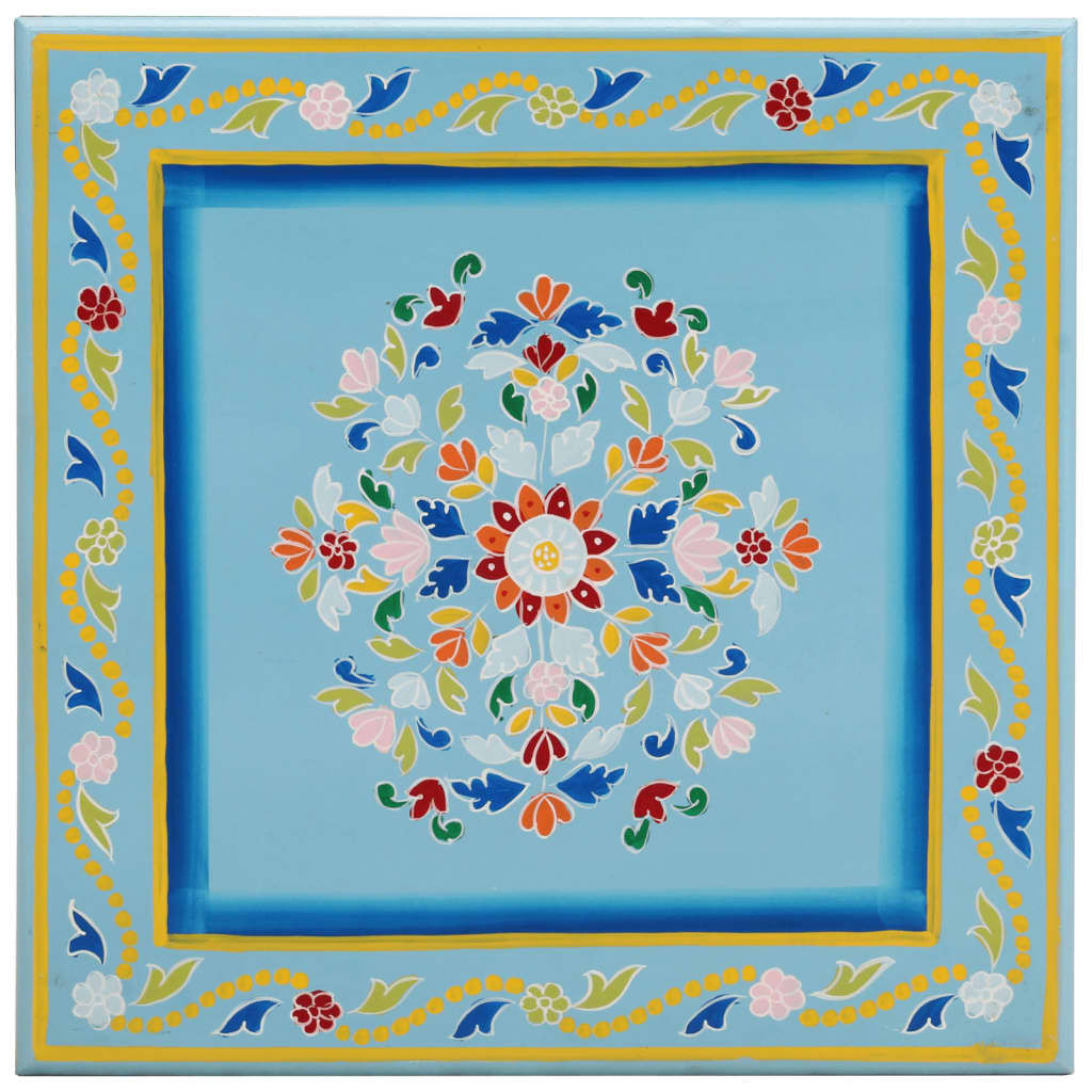Turquoise Salontafel Massief Mangohout - 54% Korting!