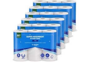Absorberend Huishoudpapier 3-laags | 18 Rollen | 32% Korting