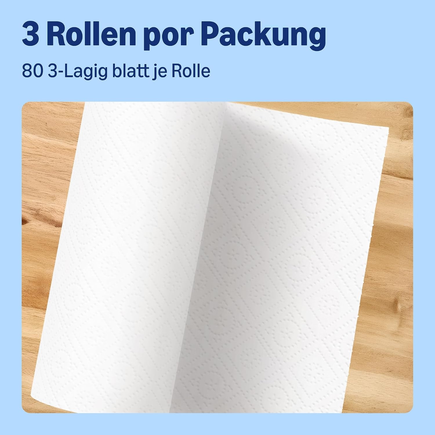 Absorberend Huishoudpapier 3-laags | 18 Rollen | 32% Korting