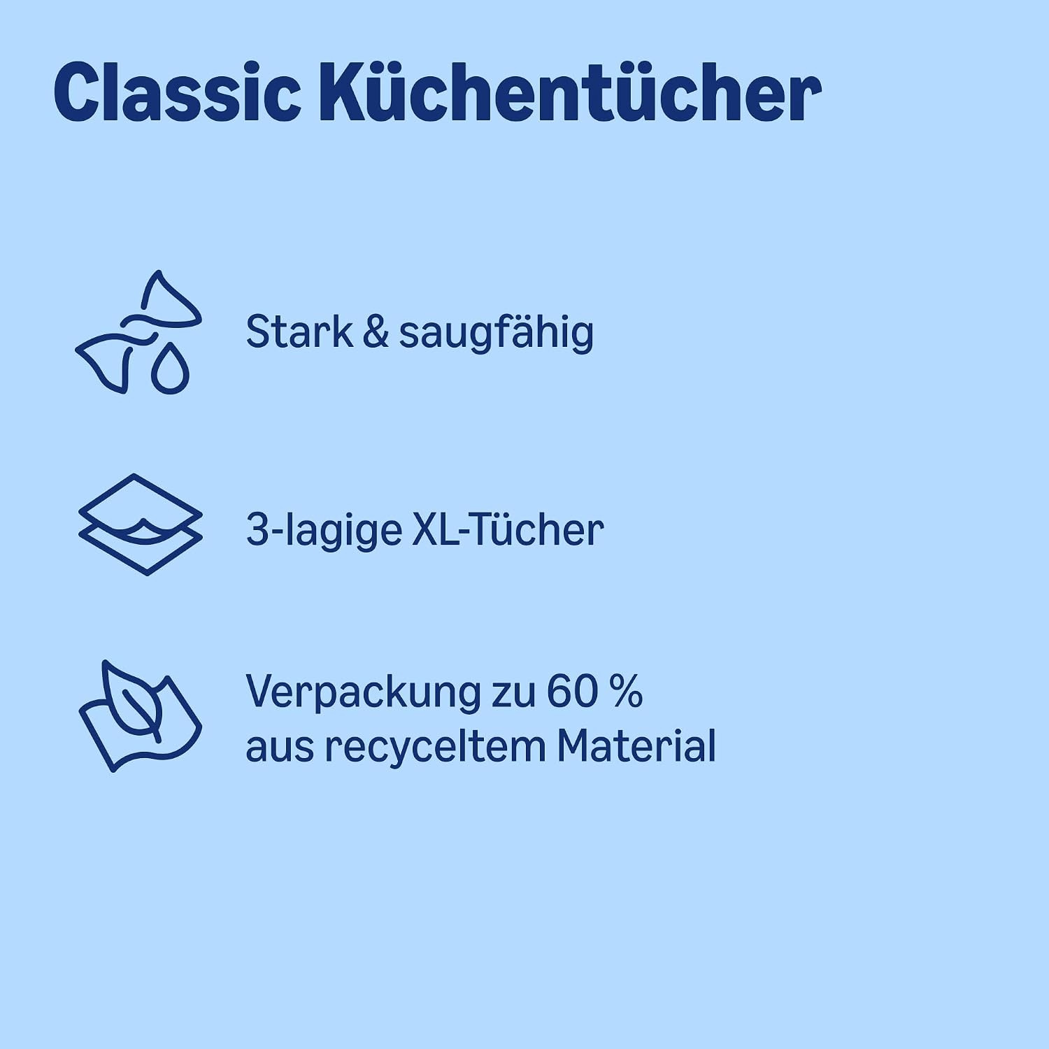 Absorberend Huishoudpapier 3-laags | 18 Rollen | 32% Korting