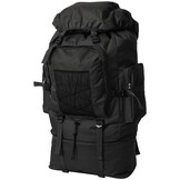 XXL Rugzak Legerstijl 100L Zwart - 28% Korting