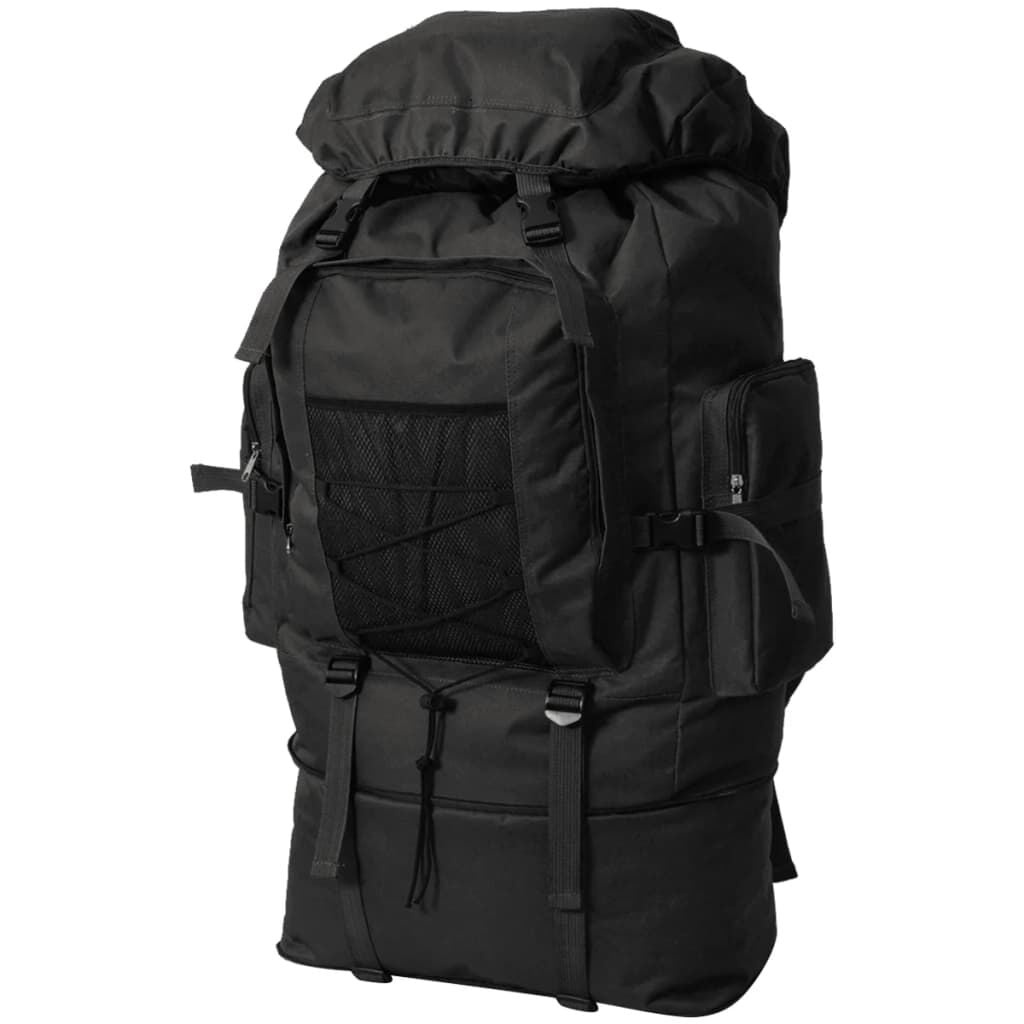 XXL Rugzak Legerstijl 100L Zwart - 28% Korting
