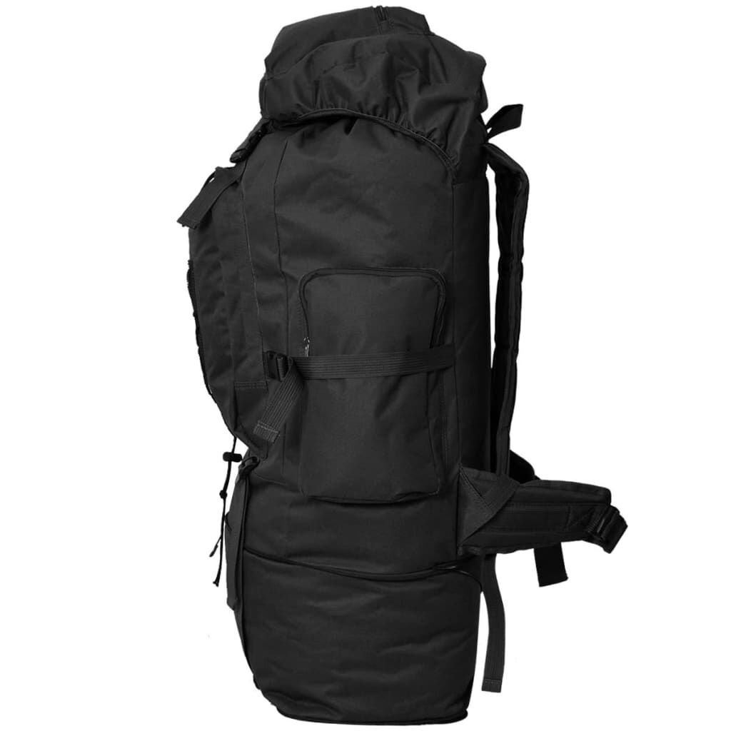 XXL Rugzak Legerstijl 100L Zwart - 28% Korting