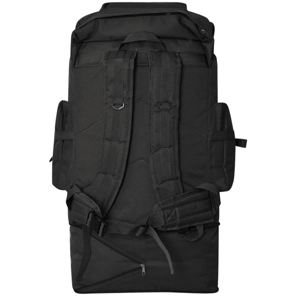 XXL Rugzak Legerstijl 100L Zwart - 28% Korting