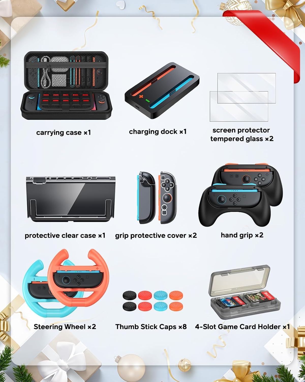 Nintendo Switch 2 Accessoirespakket - 20-in-1 (52% Korting!)
