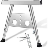 HEYOUTH Trapstabilisator, dakstabilisator, wandafstandhouder van aluminium, verstelbare lengte 56-74 cm. De trapstabilisator is bestand tegen een gewicht van 385 pond