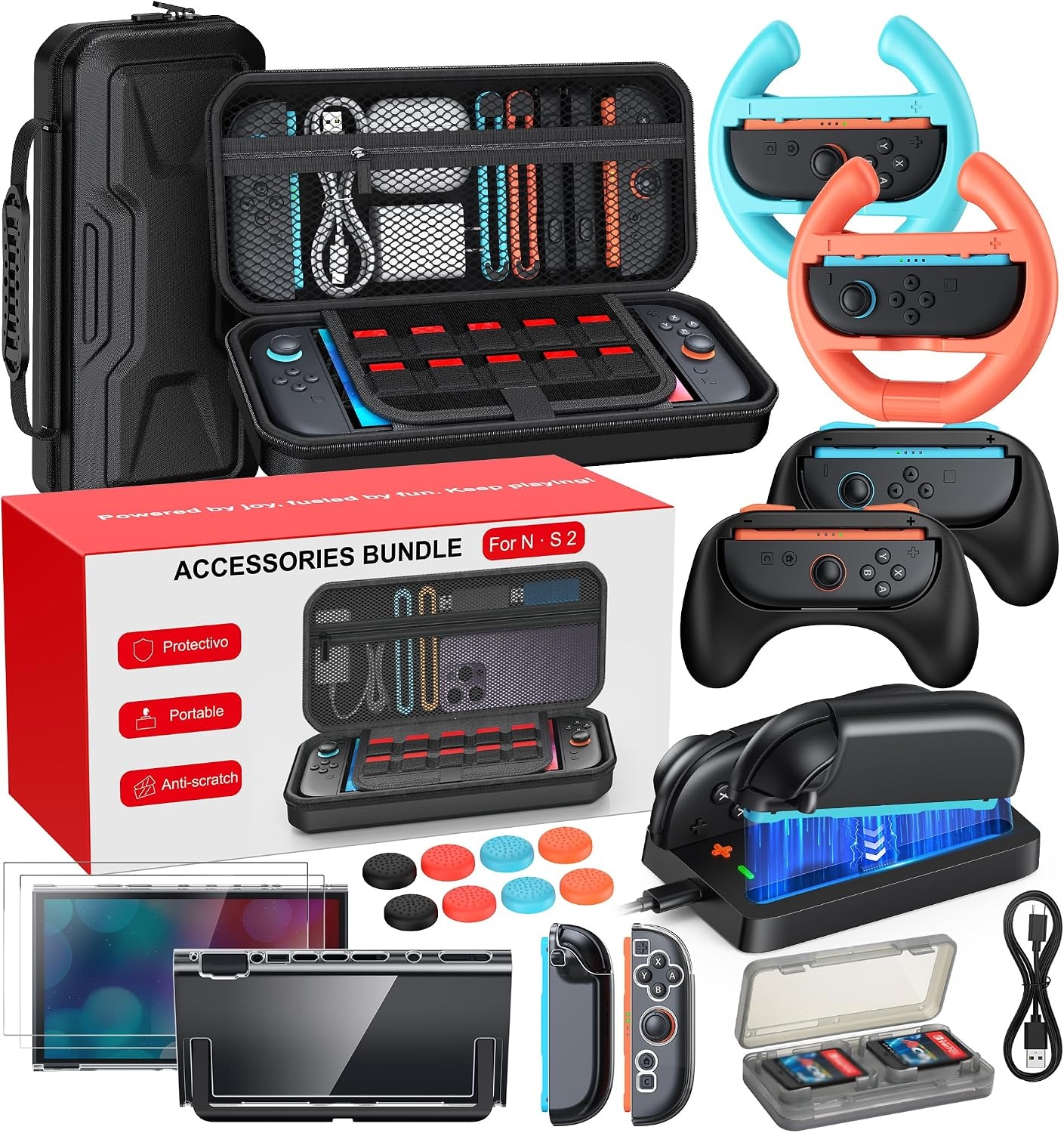 Switch 2 Accessoires Pakket 20-delig met 52% Korting