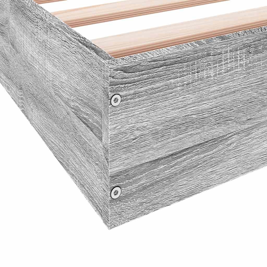 Bedframe Sonoma Eiken 180x200cm - 34% Korting!