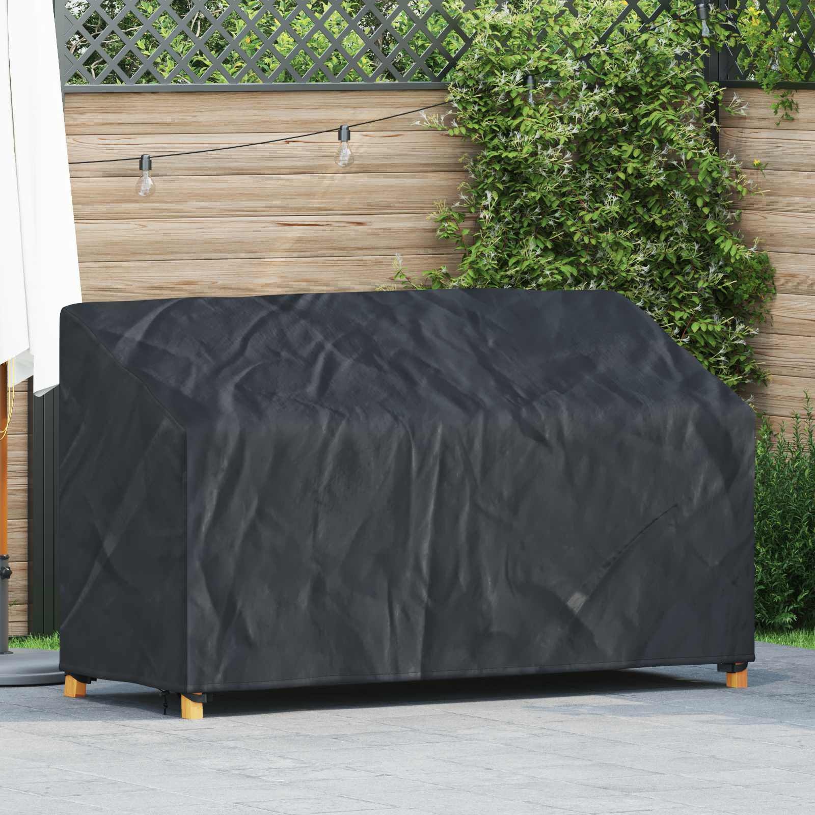 vidaXL Tuinbankhoes Zwart (33% Korting)