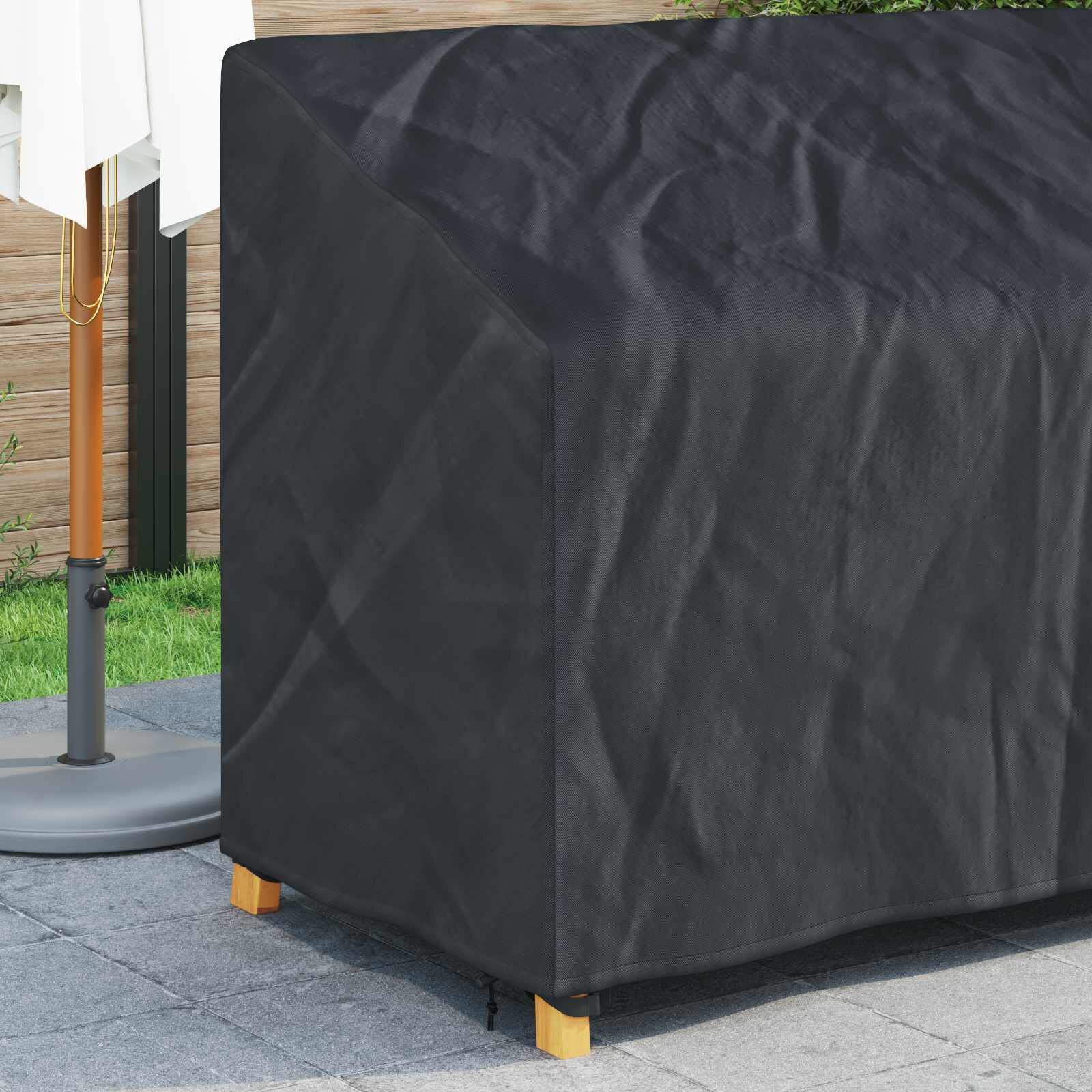 vidaXL Tuinbankhoes Zwart (33% Korting)