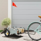 VidaXL Fietstrailer Oxford Stof & IJzer Grijs - 34% Korting!