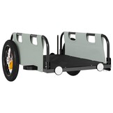 VidaXL Fietstrailer Oxford Stof & IJzer Grijs - 34% Korting!