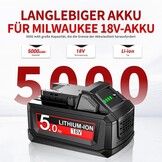 2x 18V 5.0Ah Accu + Oplader voor M18 | 53% Korting