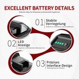 2x 18V 5.0Ah Accu + Oplader voor M18 | 53% Korting