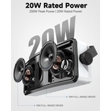 Weerbestendige Tuin Speakers (20W RMS) - Set van 2 - Wit