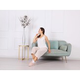 Zilverkleurige Bodemvaas 65cm - Handgemaakt Polyresin (60% Korting!)