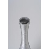 Zilverkleurige Bodemvaas 65cm - Handgemaakt Polyresin (60% Korting!)