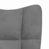 Donkergrijze Relaxstoel Fluweel - 34% Korting!