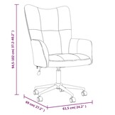 Donkergrijze Relaxstoel Fluweel - 34% Korting!