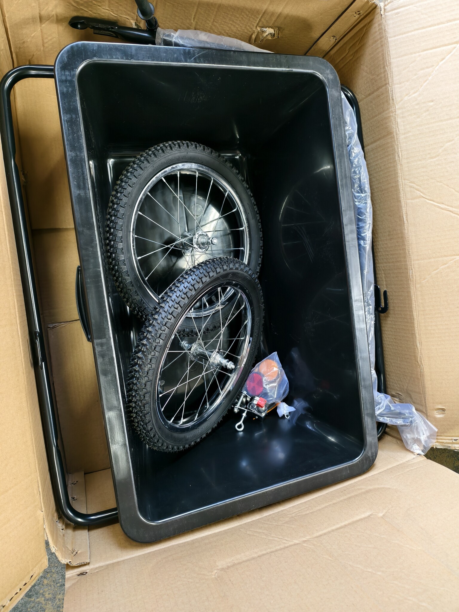 Fietskar met 50kg Laadvermogen & Opvouwbare Box - 54% Korting!