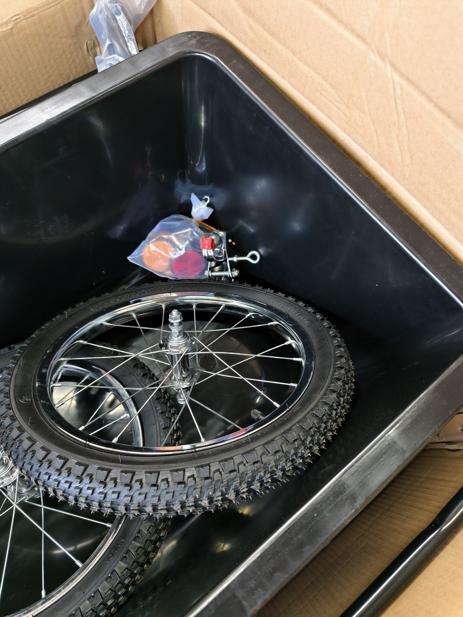 Fietskar met 50kg Laadvermogen & Opvouwbare Box - 54% Korting!