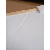 Magnetisch Whiteboard met Grenenhouten Frame - 100x55 cm - 64% Korting