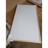 Magnetisch Whiteboard met Grenenhouten Frame - 100x55 cm - 64% Korting