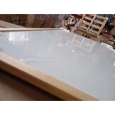 Magnetisch Whiteboard met Grenenhouten Frame - 100x55 cm - 64% Korting