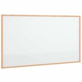 Magnetisch Whiteboard met Grenenhouten Frame - 100x55 cm - 64% Korting