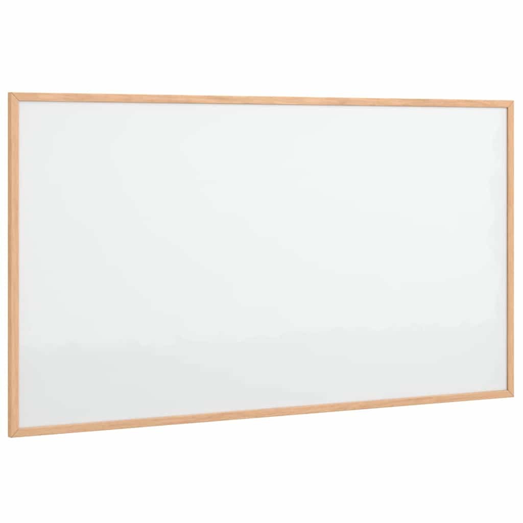 Magnetisch Whiteboard met Grenenhouten Frame - 100x55 cm - 64% Korting