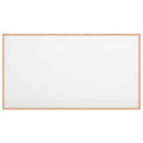Magnetisch Whiteboard met Grenenhouten Frame - 100x55 cm - 64% Korting
