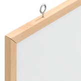 Magnetisch Whiteboard met Grenenhouten Frame - 100x55 cm - 64% Korting