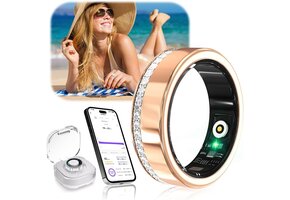 Smart Ring Fitness Tracker (Goud, Maat 10) - 71% Korting