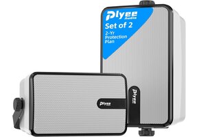 2x Buitenluidsprekers Wit 250W Bluetooth | Weerbestendig | 54% Korting