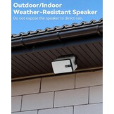 2x Buitenluidsprekers Wit 250W Bluetooth | Weerbestendig | 54% Korting