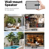 2x Buitenluidsprekers Wit 250W Bluetooth | Weerbestendig | 54% Korting