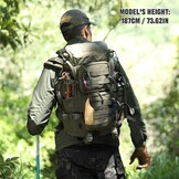 45L Tactische Rugzak Mannen | Molle | Laptopvak | Waterafstotend | 54% Korting