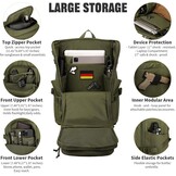 45L Tactische Rugzak Mannen | Molle | Laptopvak | Waterafstotend | 54% Korting