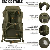 45L Tactische Rugzak Mannen | Molle | Laptopvak | Waterafstotend | 54% Korting