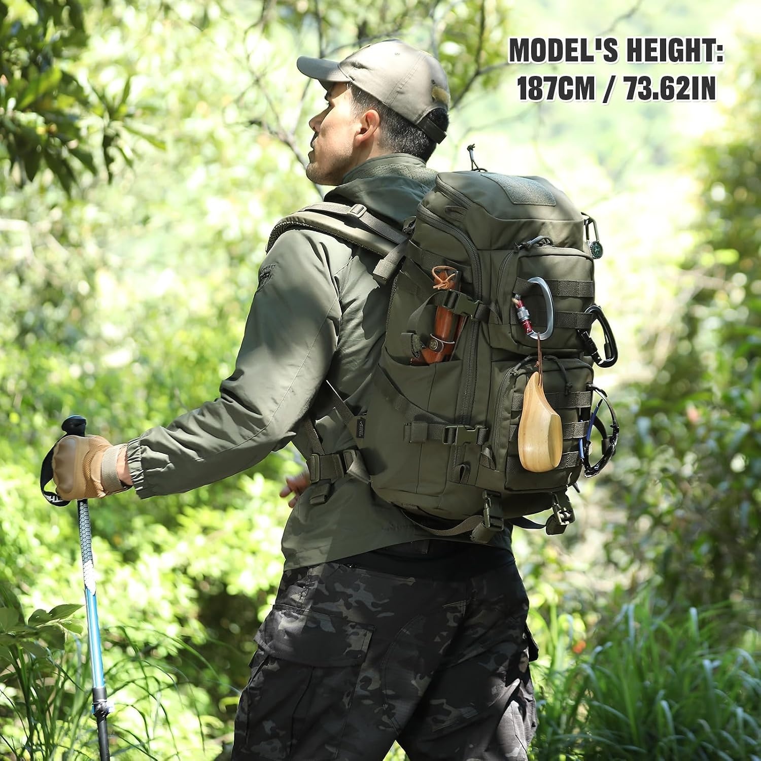45L Tactische Rugzak Mannen | Molle | Laptopvak | Waterafstotend | 54% Korting